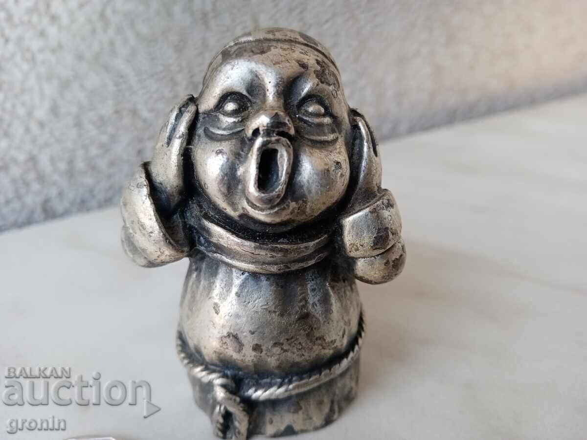 Figure, marked, Italy, monk singing, vintage, Italy, Pewter Figure, marked, Italy, monk singing, vintage, Italy, Pewter