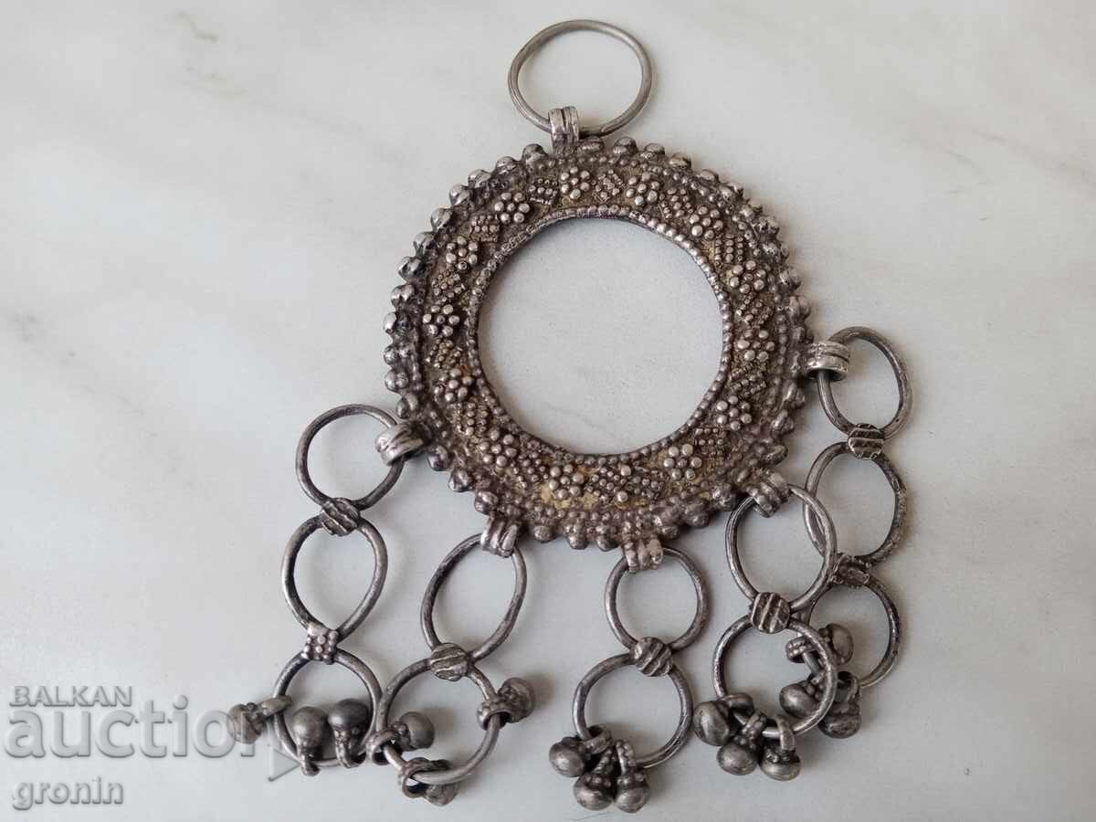 Old ethnic jewelry, Ottoman, tassel, zabodka, Bedouin, - 6