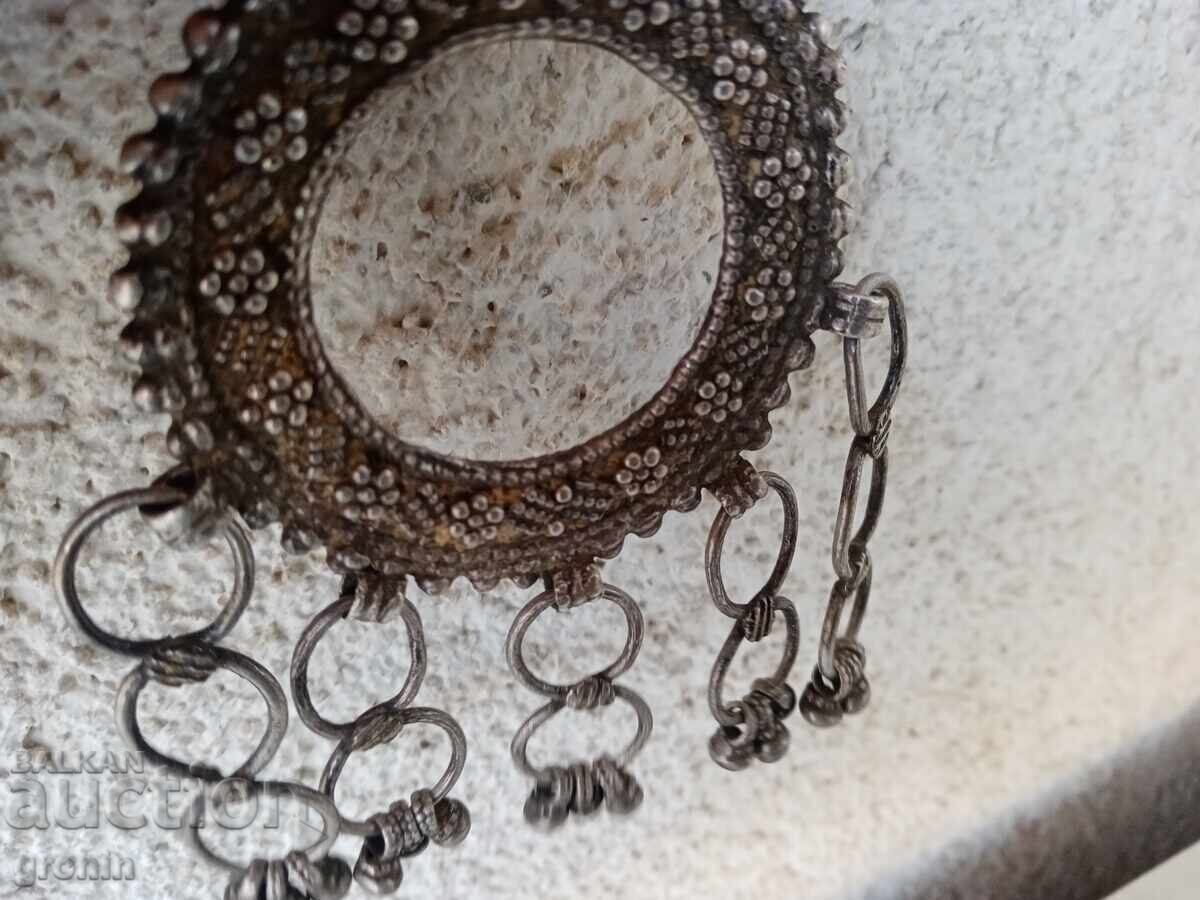Old ethnic jewelry, Ottoman, tassel, zabodka, Bedouin, - 7