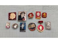 LENIN CPSU INSIGNA URSS LOT 11 NUMERE