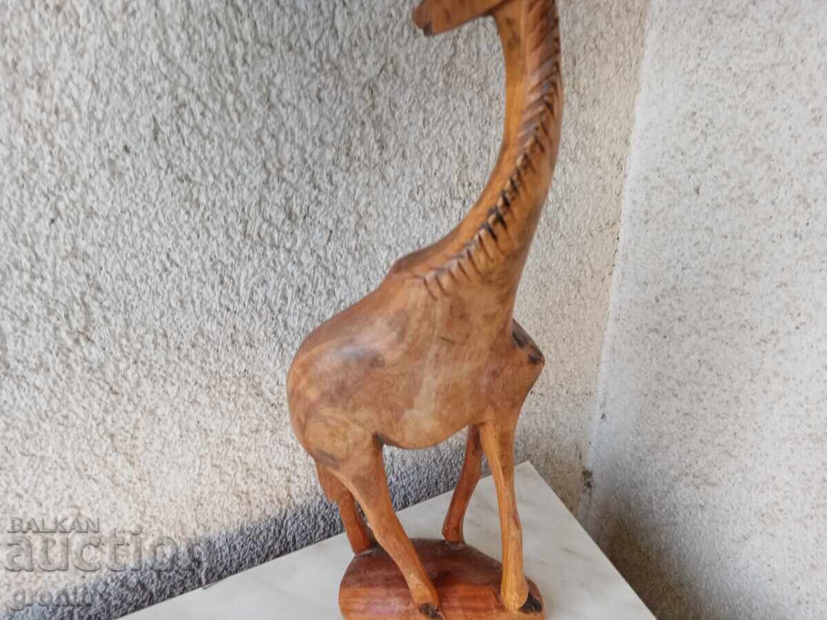 Delivery of Giraffe, Africa, wood carving, figure, mahogany, Delivery of Giraffe, Africa, wood carving, figure, mahogany,