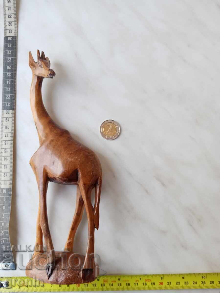 Giraffe, Africa, wood carving, figure, mahogany, - 5 Giraffe, Africa, wood carving, figure, mahogany, - 5