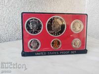 USA, 1973 proof coins lot, UNC, glossy, USA proof coins