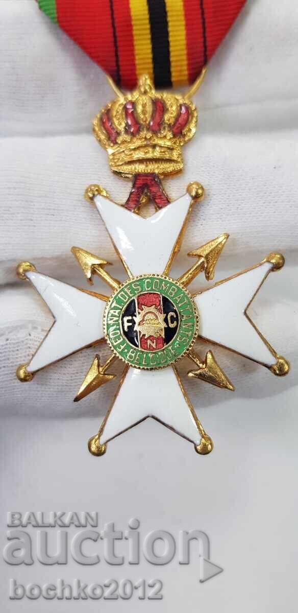 Medalie militară de colecție, Ordinul Regatului Belgiei cu preț € 32.00 | 62.59 BGN Medalie militară de colecție, Ordinul Regatului Belgiei cu preț € 32.00 | 62.59 BGN