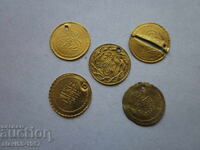 LOT OF BRASS PENDARS FOR BZC JEWELRY !!!