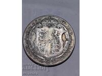 1/2 coroană crown Marea Britanie 1923 argint