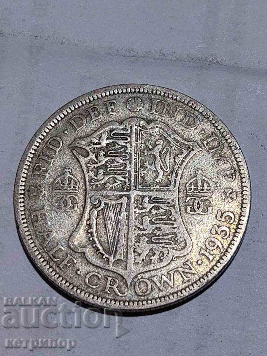 1/2 crown Great Britain 1935 silver