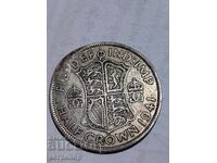 1/2 coroană crown Marea Britanie 1941 argint