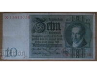 10 МАРКИ 1924 година, ГЕРМАНИЯ