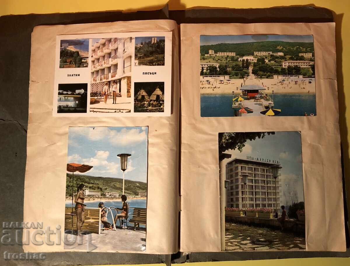 Old Album Cards from the Sea and other locations in Bulgaria