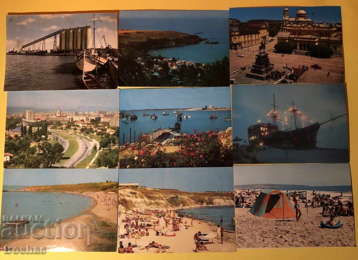 Lot of Old Cards The Sea and other locations