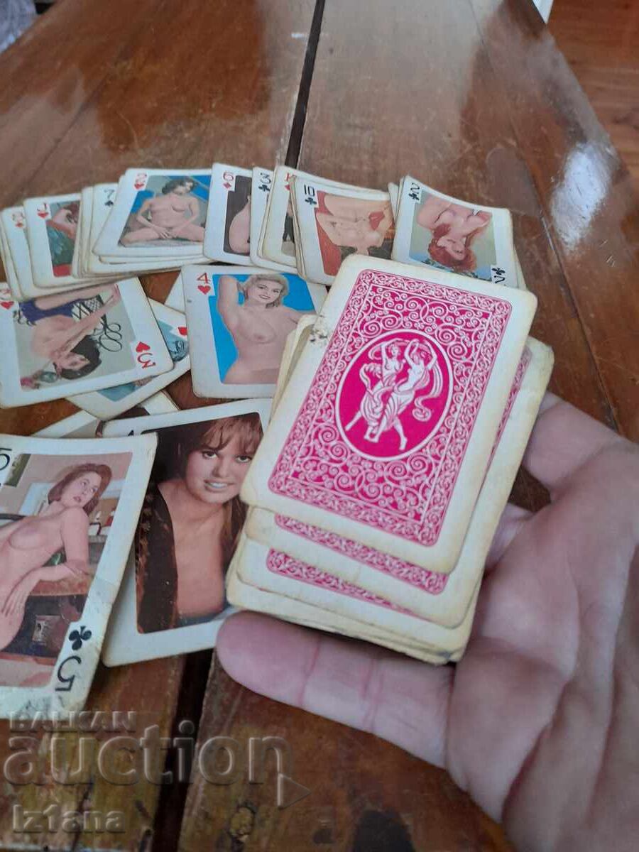 Auction  Old Erotic Playing Cards