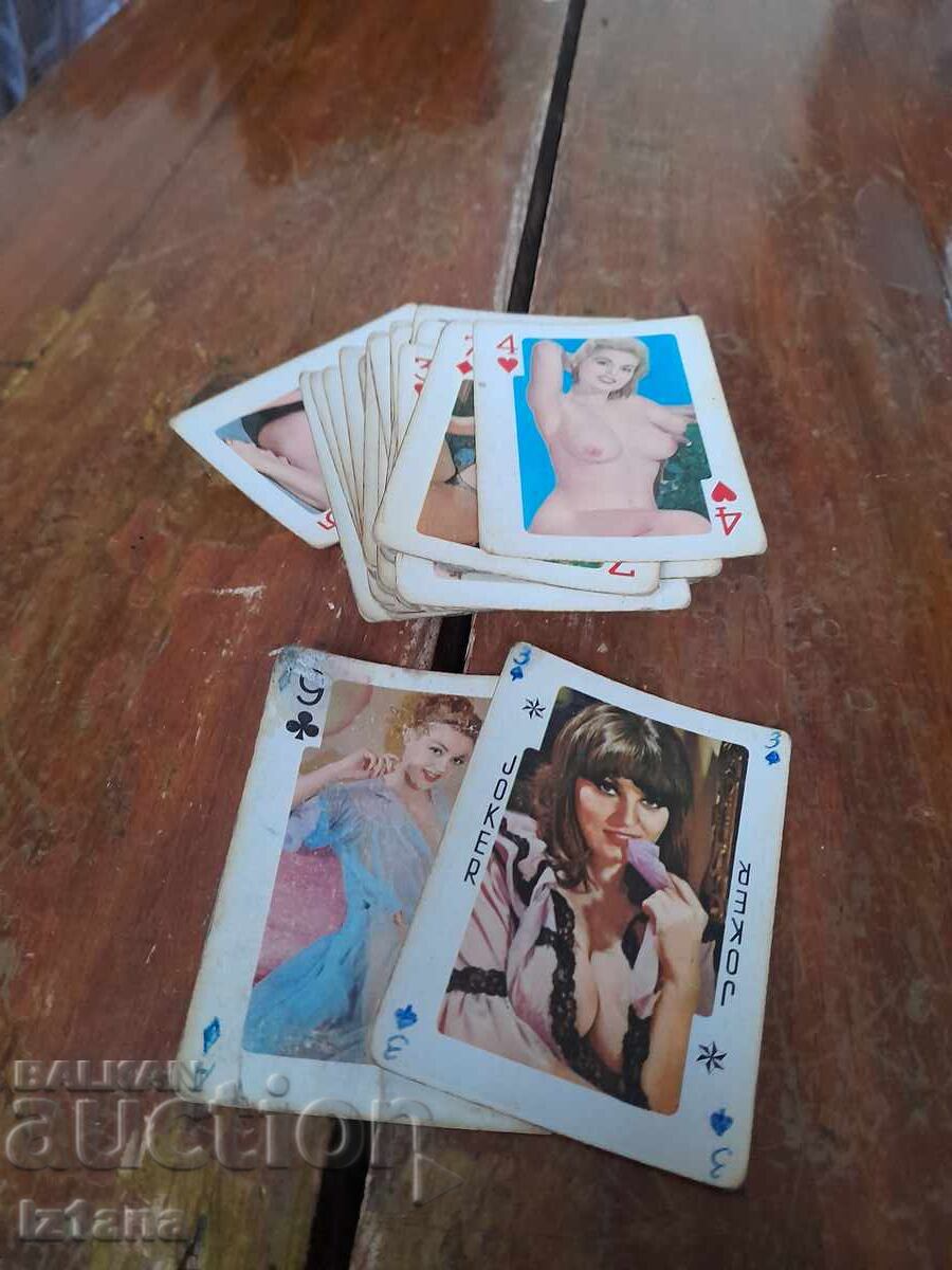 Delivery of Old Erotic Playing Cards