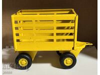 Metal trailer farm tractor Tonka from 1960.