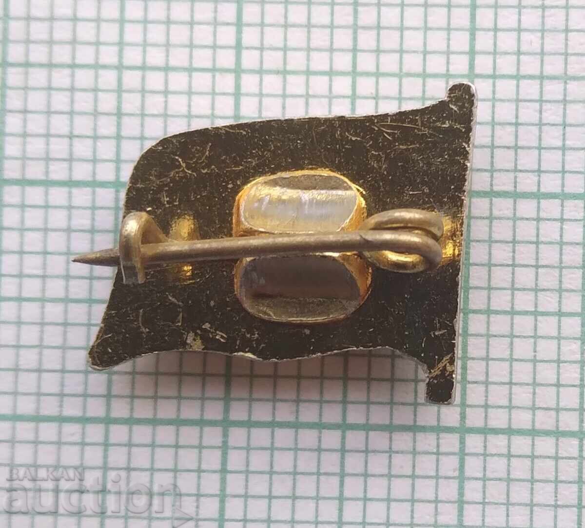 Livrarea 17481 Insigna - BRP Steagul bulgar de navigație fluvială Livrarea 17481 Insigna - BRP Steagul bulgar de navigație fluvială