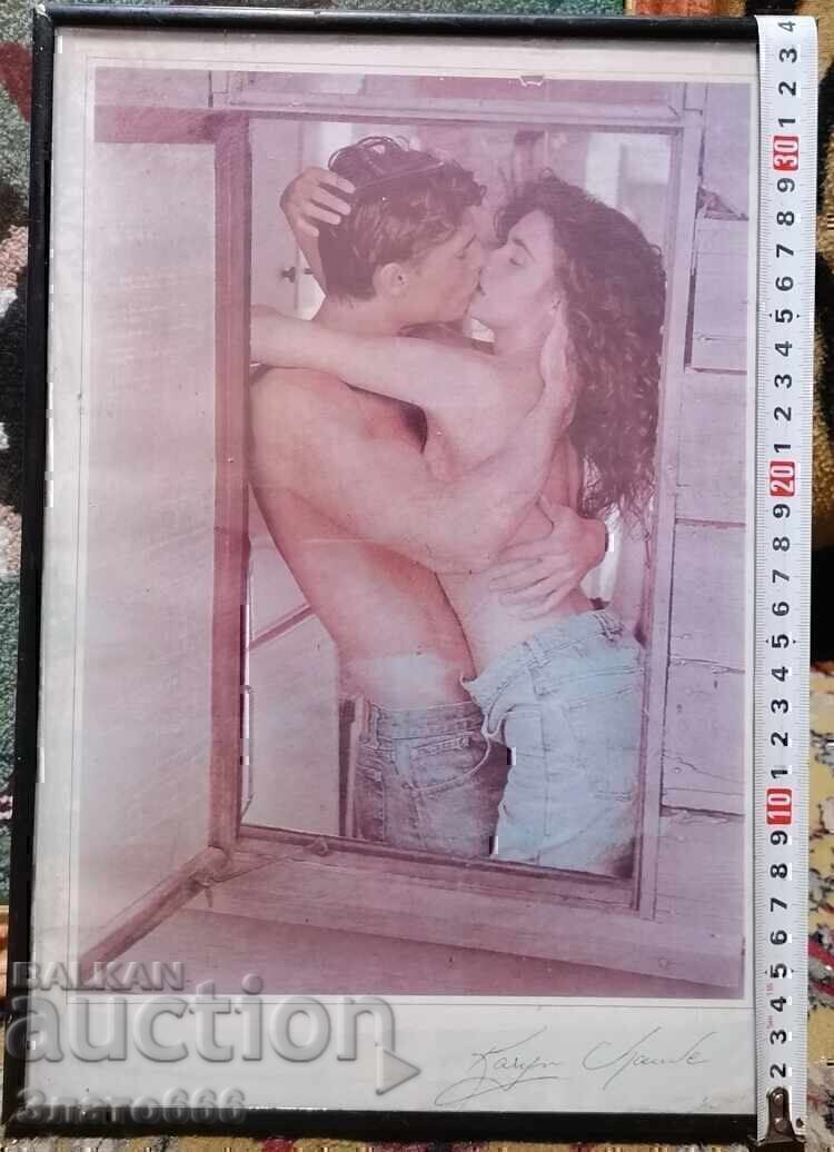 Framed photograph - signed Framed photograph - signed