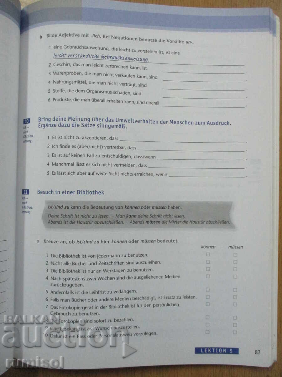 AusBlick 2. Arbeitsbuch B2 mit Audio-CD - 5 AusBlick 2. Arbeitsbuch B2 mit Audio-CD - 5