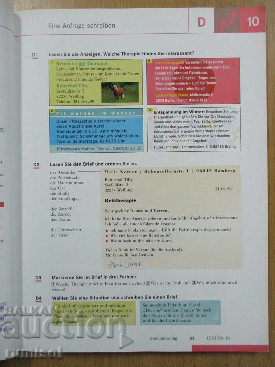 Livrarea Schritte international 2 Kursbuch + Arbeitsbuch, Niveau A1/2