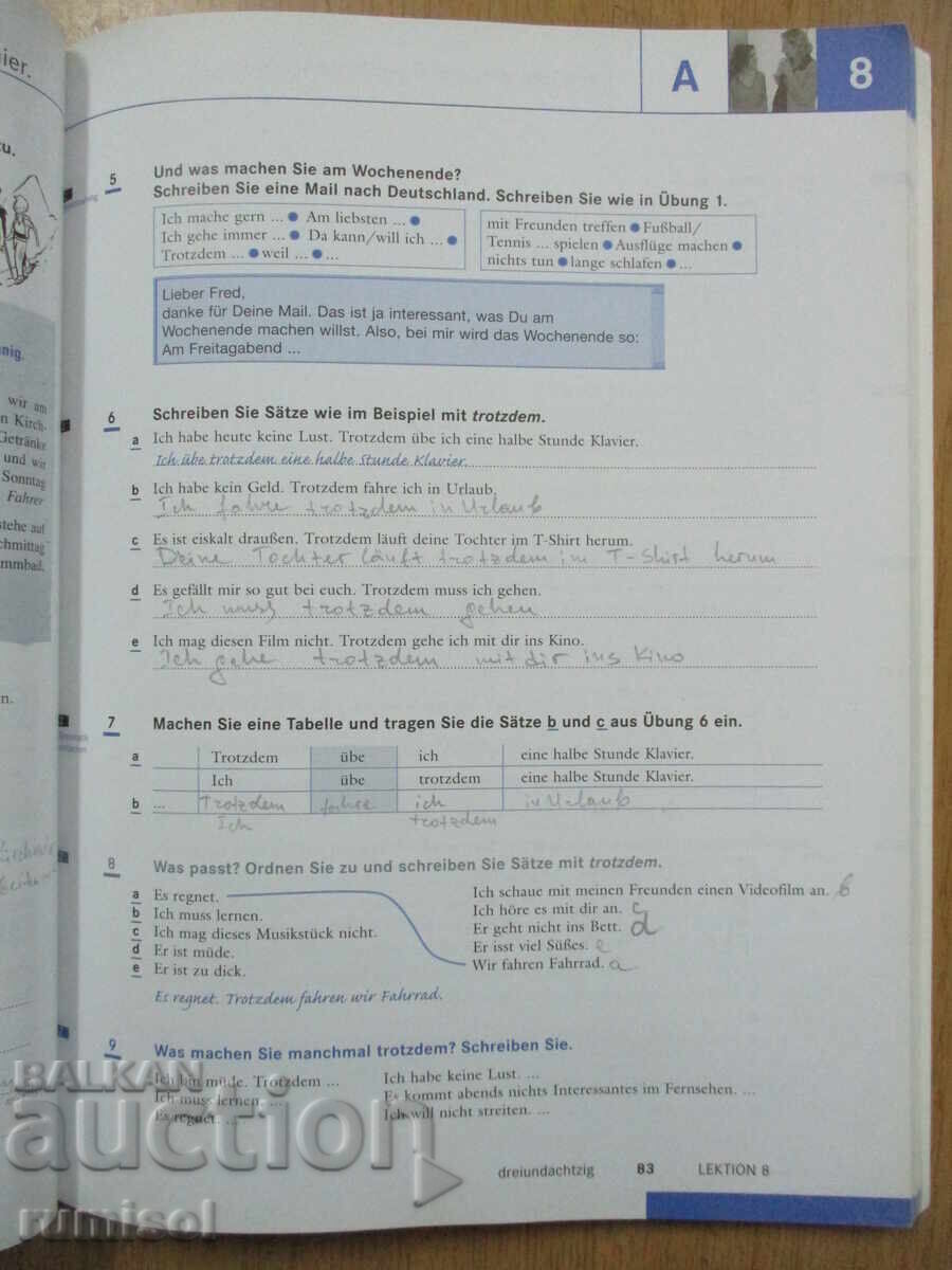 Доставка на Schritte international 4 Kursbuch + Arbeitsbuch, Niveau A2/2