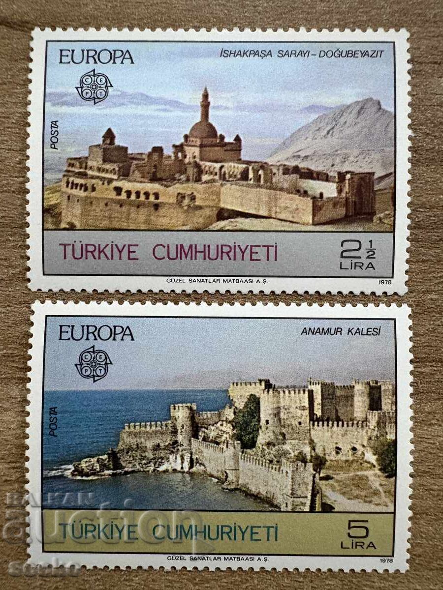 Turkey - Stamps Europe - Monuments (1978) MNH Turkey - Stamps Europe - Monuments (1978) MNH