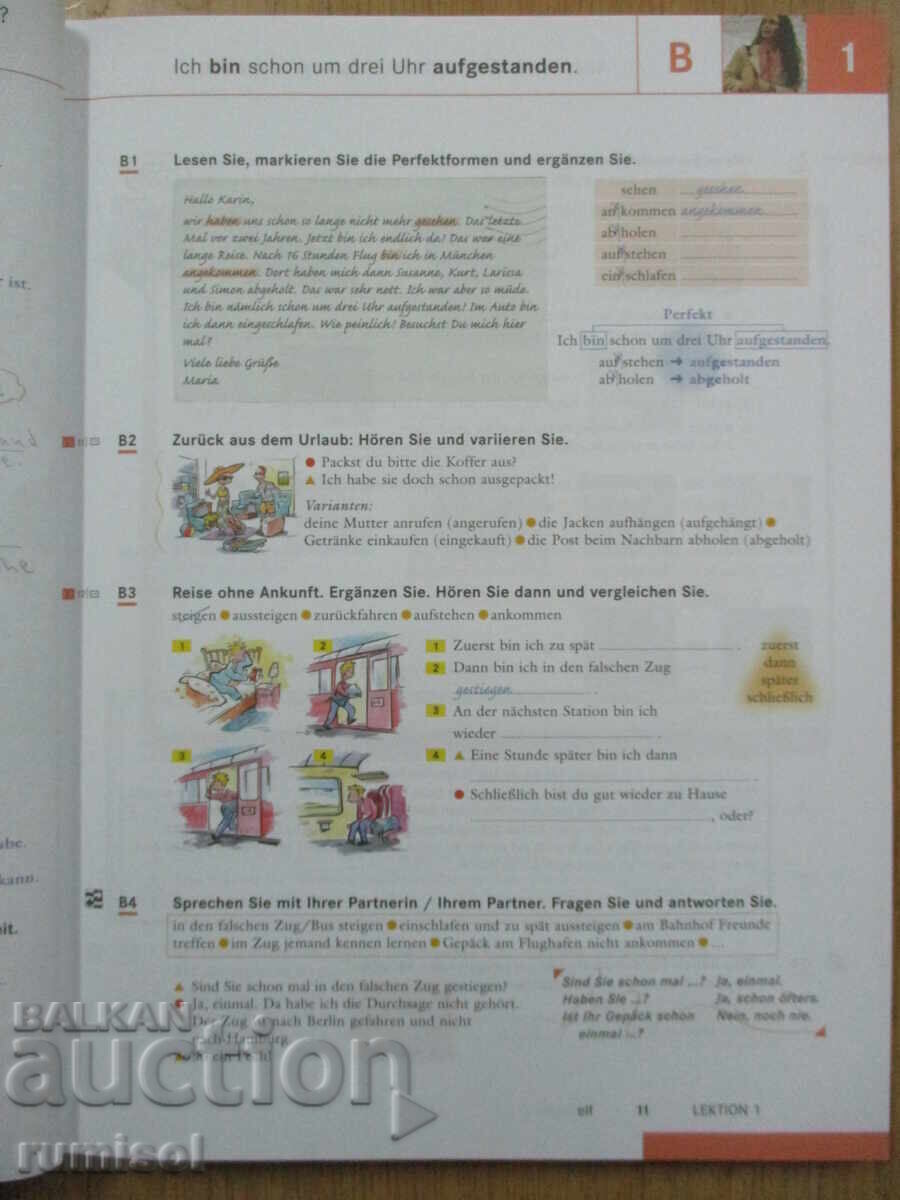 Licitație Schritte international 3 Kursbuch + Arbeitsbuch, Niveau A2/1