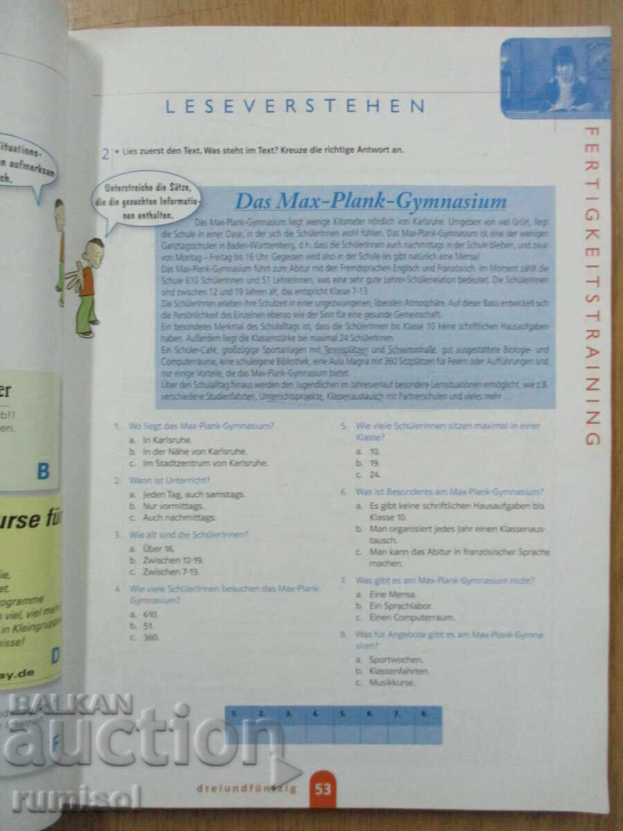 Livrarea Direkt 1. Lehrbuch 8. Klasse intensiv + CD