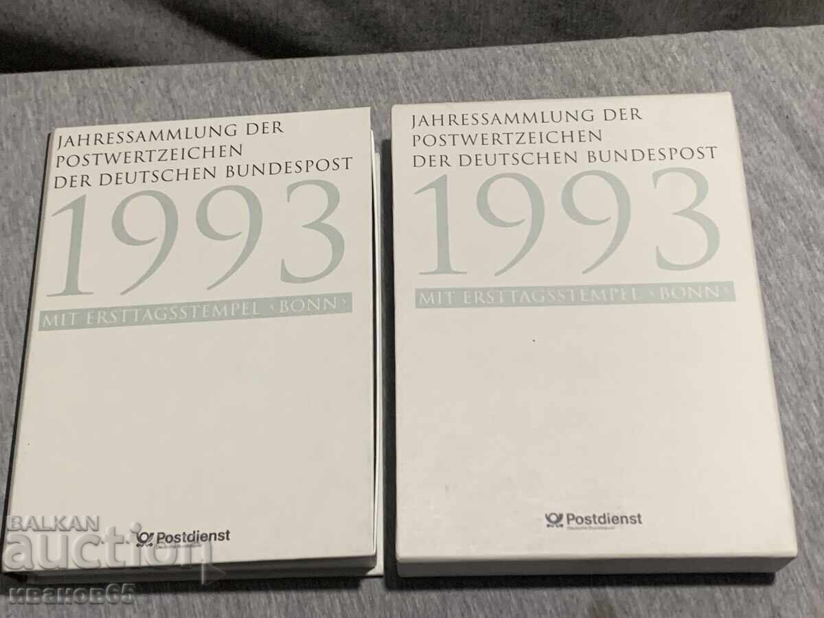 Годишна колекция от пощенски марки, Deutsche Bundespost 1993