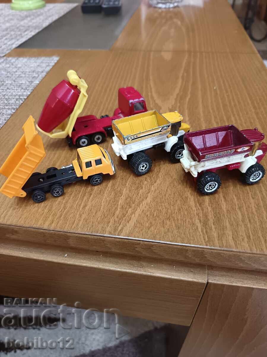 Δημοπρασία πολλά καροτσάκια σπιρτόκουτου, siku, τσιμεντένιο φορτηγό