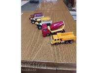 lot of matchbox carts, siku, concrete truck