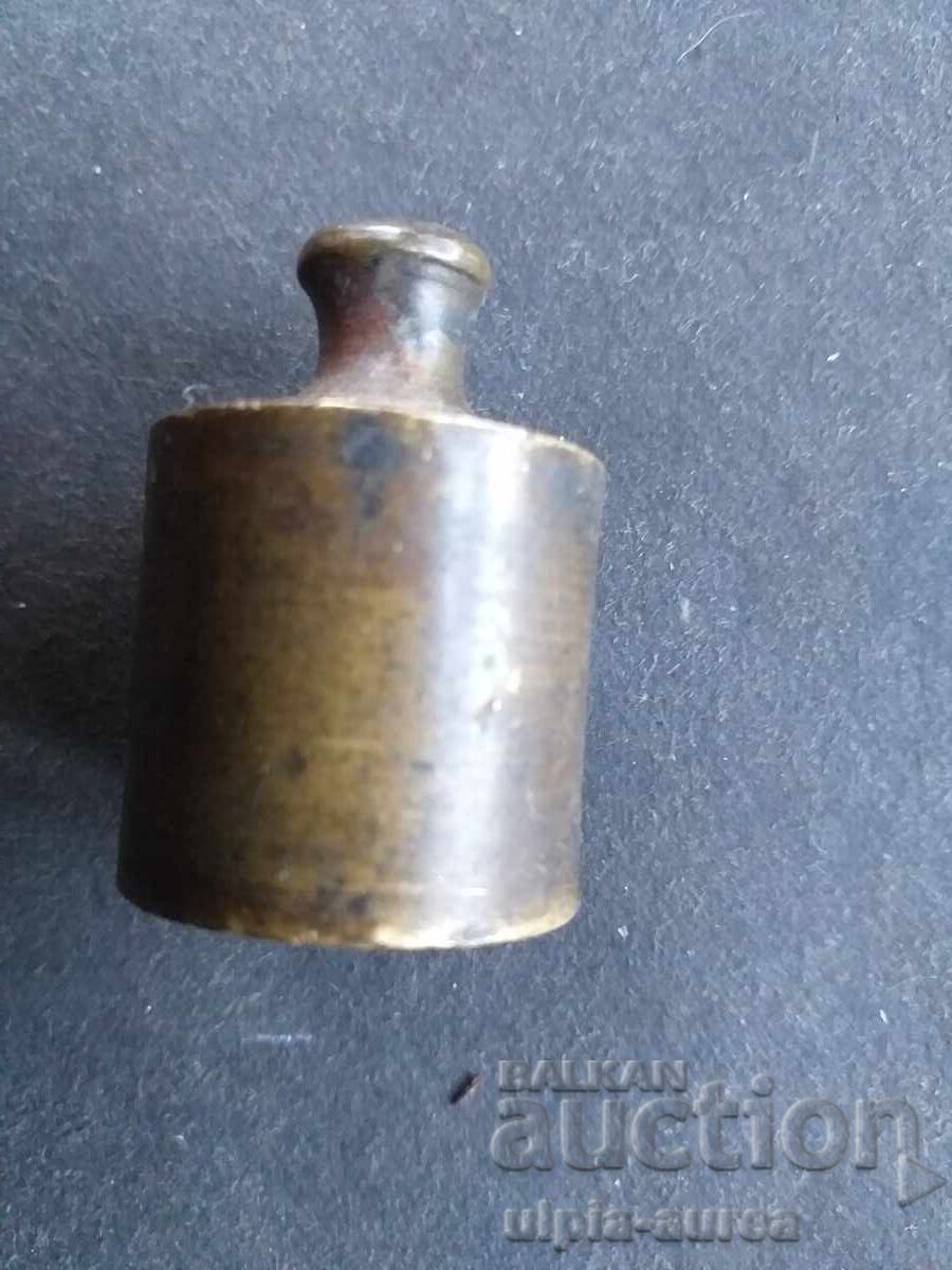 Auction Bronze weight 1915 Auction Bronze weight 1915