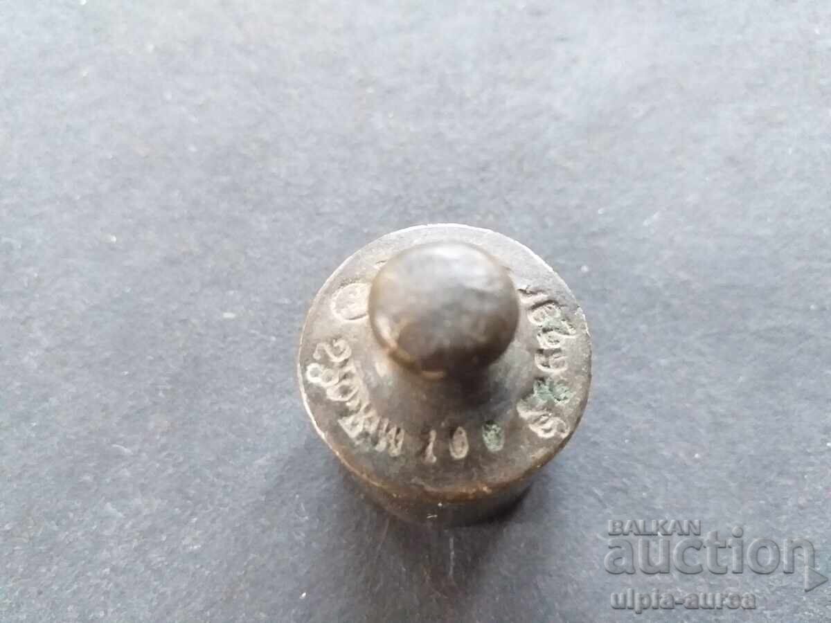 Delivery of Bronze weight 1915 Delivery of Bronze weight 1915