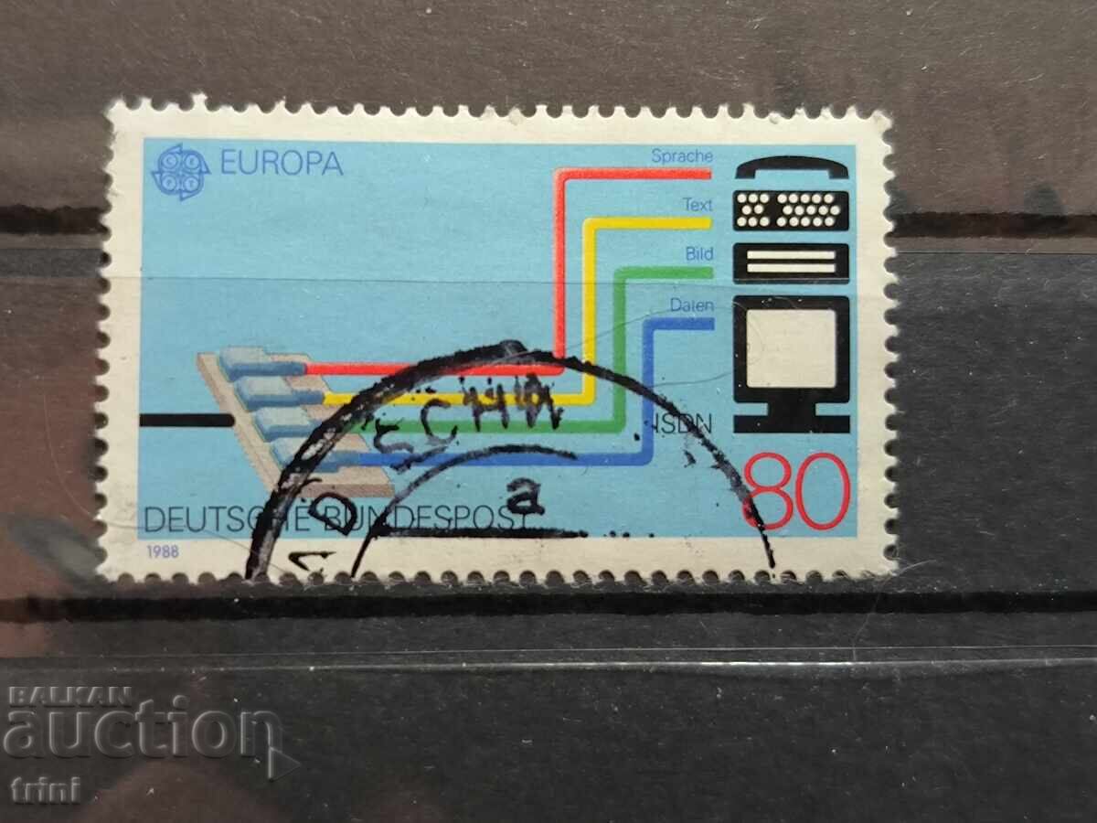 Germany 1988 EUROPE Stamps - Transport and Communications