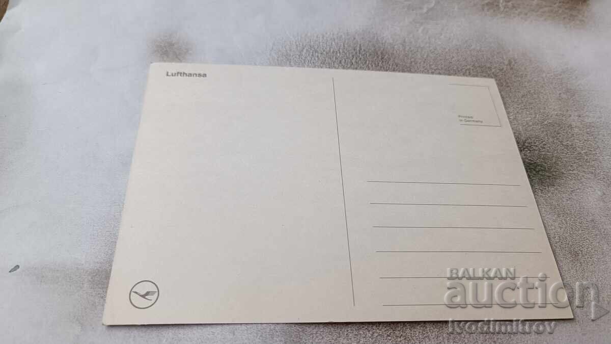 Lufthansa postcard with price 1.15 BGN | € 0.59 Lufthansa postcard with price 1.15 BGN | € 0.59