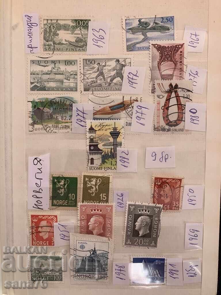 Πολλά παλιά γραμματόσημα από 4 χώρες - Από το 1912 έως το 1983 - 70 τεμάχια Πολλά παλιά γραμματόσημα από 4 χώρες - Από το 1912 έως το 1983 - 70 τεμάχια