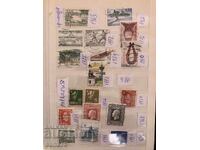 Lot of old stamps from 4 countries - From 1912 to 1983 - 70 pieces