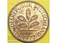 1 pfennig 1972 Γερμανία D