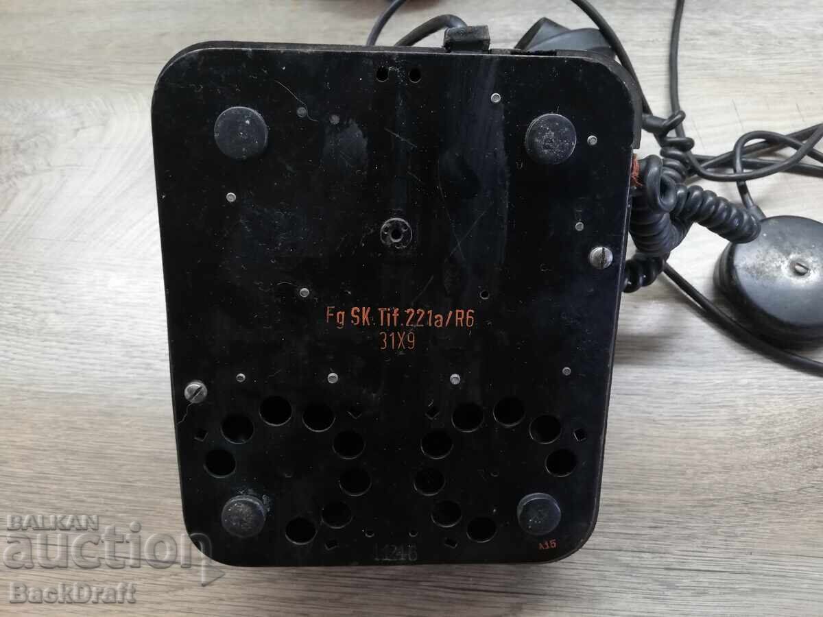 Delivery of Old WW2 Imperial German Bakelite Telephone Siemens