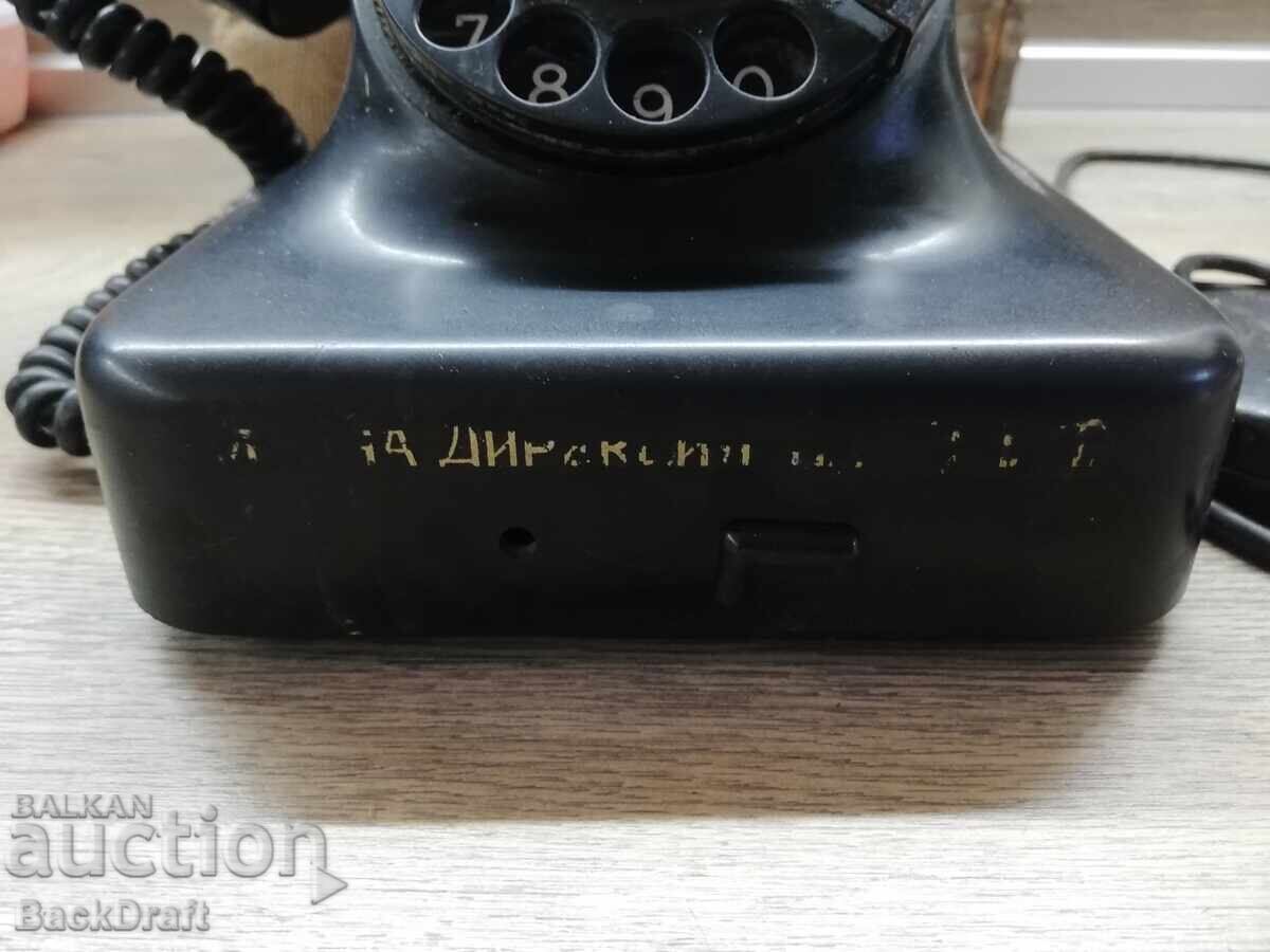 Old WW2 Imperial German Bakelite Telephone Siemens - 6