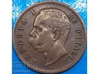 2 Centesimi 1898 Italy King Umberto I