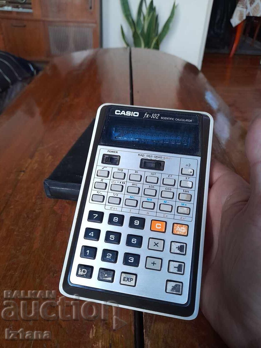 Auction  Old Casio FX-102 calculator