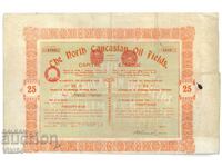 Action North Caucasus Oil Fields 1913 Coupons Russia