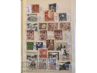 Lot of old stamps, collection from Sweden - From 1936 to 1986 - 93 pieces