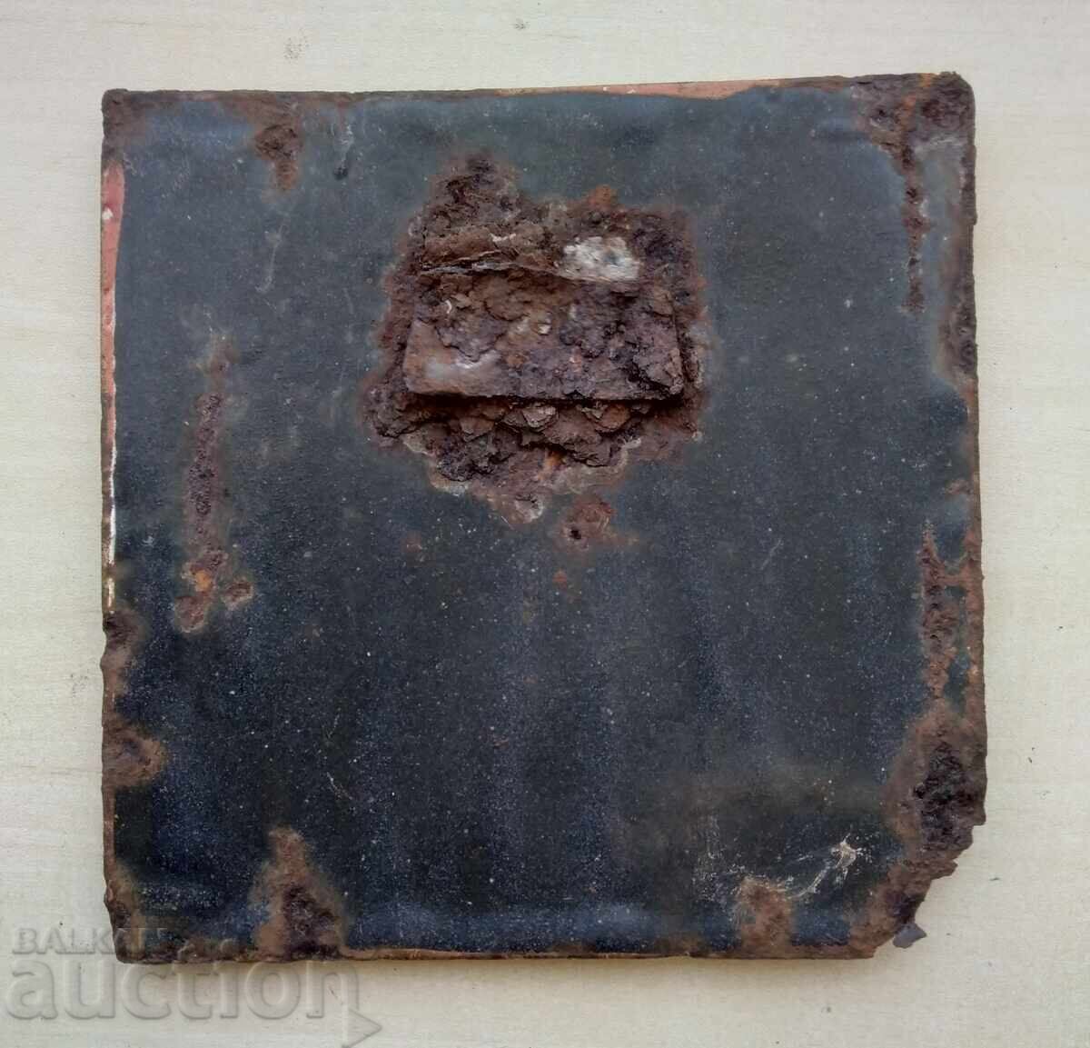 Auction 17586 Enamel plate Auction 17586 Enamel plate