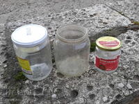 glass jars small and large