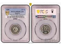 20 Cents 1981, PCGS PR 68 CAM - TOP POP!!!