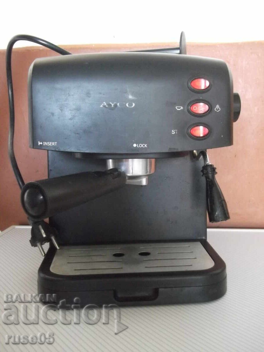 Auction  Coffee machine "AYCO - AEM-1528"