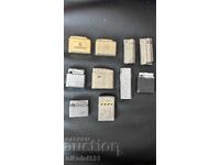 Lot of 10 metal collector's lighters