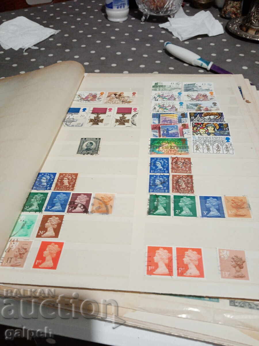 POSTAGE STAMPS - GREAT BRITAIN - 35 pcs. - 4 BGN.