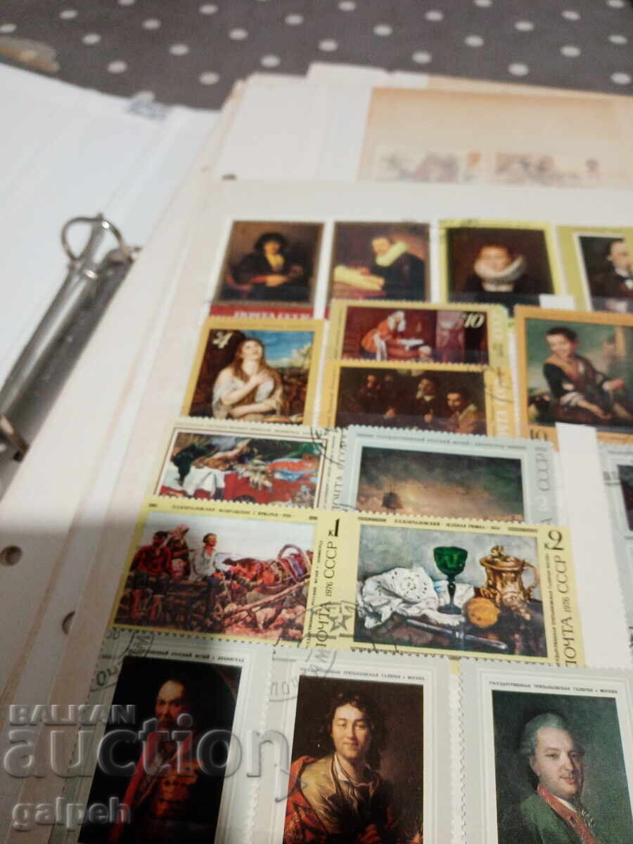 POSTAGE STAMPS - USSR (RUSSIA) - 33 pcs. - 5 BGN. with price 5.00 BGN | € 2.56 POSTAGE STAMPS - USSR (RUSSIA) - 33 pcs. - 5 BGN. with price 5.00 BGN | € 2.56