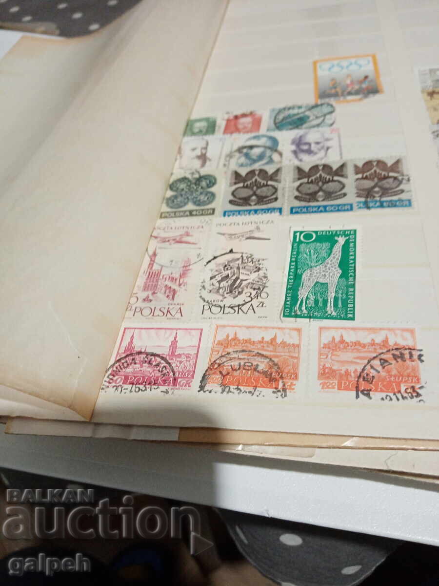 POSTAGE STAMPS - POLAND - 35 pcs. - 3 BGN. with price 3.00 BGN | € 1.53 POSTAGE STAMPS - POLAND - 35 pcs. - 3 BGN. with price 3.00 BGN | € 1.53